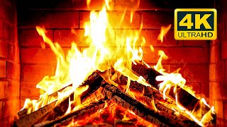 🔥 Cozy Fireplace 4K 12 HOURS Fireplace with Crackling Fire Sounds Fireplace Burning 4K [upl. by Bobbee]