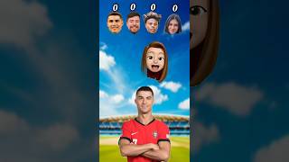 Ronaldo vs mr beast vs ishow speed vs Celine ⚽😈  Ronaldo asking short [upl. by Adiene]