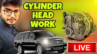 Cylinder head repair in live [upl. by Jedd848]