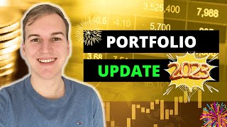 AANDELEN PORTFOLIO update 2023  Heb ik dit jaar de beurs verslagen [upl. by Tertia]