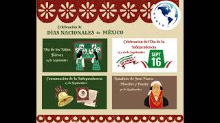 Celebración de Días Nacionales de México [upl. by Enerahs719]