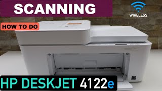 HP DeskJet 4122e Scanning [upl. by Mcconnell]