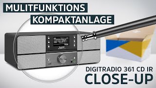 DAB DigitalradioInternetradio mit CD und Bluetooth Funktion  DIGITRADIO 361 CD IR  TechniSat [upl. by Aneliram]