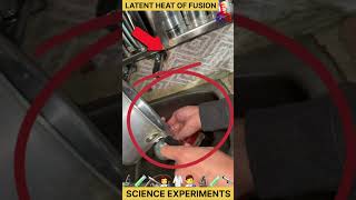 example of latent heat of fusion  simple science experiment  experiment chemicalreaction [upl. by Aisya]