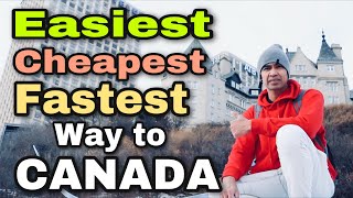 Cheapest Fastest amp Easiest Way to Canada  Paano Makapunta sa Canada  Cheapest Way to Canada [upl. by Shayne411]