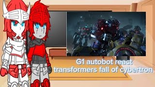 G1 autobot reacttransformers fall of cybertron [upl. by Gabbey]