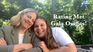 Rating Met Gala Outfits With My Mom [upl. by Goldy]