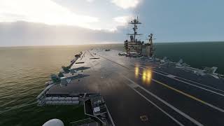 FA18C rainy carrier launch in DCS [upl. by Zins788]