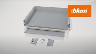 Assembly of MERIVOBOX inner drawer  Blum [upl. by Drawe]