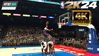 HOW TO WIN NBA 2K24 SLAM DUNK CONTEST CURRENT GEN MyCAREER [upl. by Horvitz84]