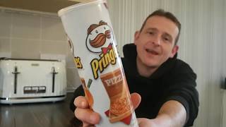 PRINGLES PIZZA FLAVOUR REVIEW [upl. by Bluefield261]