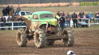 KING SLING Monster MUD TRUCK Rolls Huge Air  Dennis Andersons Muddy Motorsports Park [upl. by Selim559]