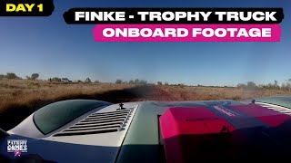 Trophy Truck Onboard Footage  Race Day 1  Finke 2024 [upl. by Hake222]