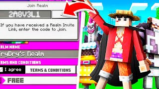 One Piece Realm SMP For Minecraft Bedrock 120 REALM CODE  MCPE Xbox Windows PS4 [upl. by Dwinnell]