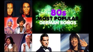 Most Popular German Songs from 1980 to 1989 [upl. by Otrebilif]