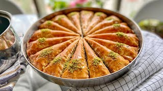 Baklava Recipe Best Turkish Pistachio Baklava You Can Make At Home Baklava [upl. by Harehs148]