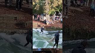 surfen on the River  Isar durch die Stadt [upl. by Florencia]