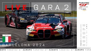 DIRETTA  Gara 2  Barcelona  Fanatec GT Europe 2024 Italiano [upl. by Caron673]