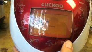 Cuckoo Rice Cooker  Setting Voice Navigation CRPN0681F [upl. by Risay]