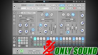 Sonic Charge  Microtonic v3 DrumMachineDemoOnly sound [upl. by Sontich397]