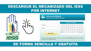 Como obtener el Mecanizado del IESS [upl. by Glaudia]