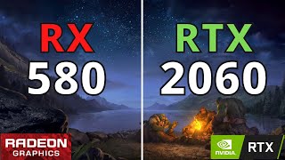 RX 580 VS RTX 2060 BENCHMARK IN 2021 [upl. by Yellek477]