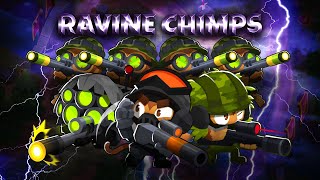 Ravine CHIMPS Black Border Guide Sniper META Strategy in 2023 BTD6 [upl. by Ellatnahc]