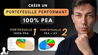 Comment construire un portefeuille d’ETF complet sur PEA [upl. by Carrnan630]