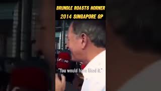 Christian Horner and Martin Brundles War of Words Singapore GP [upl. by Irish]