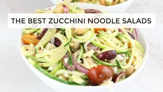 The Two Best Zucchini Noodle Salad Recipes [upl. by Neilla81]