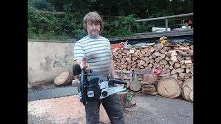 Sachs Dolmar 112 Special Edition West German Chainsaw Overview amp starting this classic saw [upl. by Eiclud288]