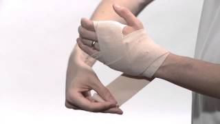 How To Wrap Wrist with ACE™ Brand Elastic Bandages [upl. by Nolyd]