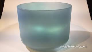 Selenite Aqua Aura Gold Singing Bowl [upl. by Luehrmann]