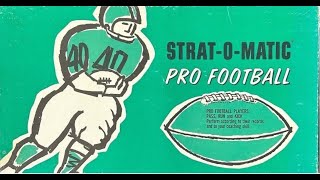 StratOMatic 1972 Football Unboxing [upl. by Macur]