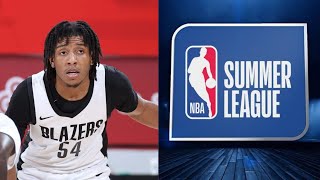 Kennedy Chandler Portland Trail Blazers NBA Summer League Highlights [upl. by Maurey]