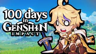 I Played 100 Days of Genshin Impact [upl. by Dnomad510]