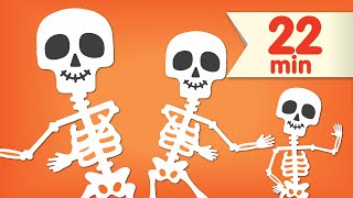 The Skeleton Dance  More  Dance Songs for Kids  Super Simple Songs [upl. by Nike]