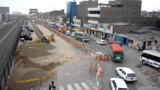 77METRO DE LIMA OBRAS SAN JUAN DE MIRAFLORES 2010 10 PARTE 2 [upl. by Ynttirb]