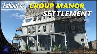 Fallout 4  Settlement Tour  Croup Manor Brothel  HD 1080p [upl. by Heigl147]