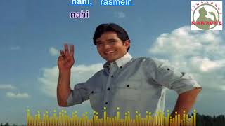 Yahan Wahan Sare Jahan Hindi karaoke for Male singers with lyrics [upl. by Lou788]