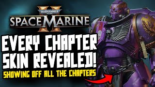 Space Marine 2 Chapters REVEALED Every skin in the game [upl. by Nesmat]