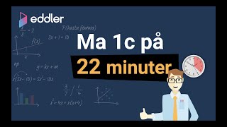 Matte 1c på 22 minuter [upl. by Barthol]