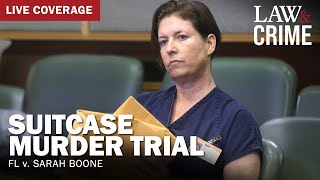 LIVE Suitcase Murder Trial — FL v Sarah Boone — Day 5 [upl. by Nirmak]