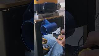 Dewalt 735 Planer Dust Collection Upgrade shorts [upl. by Hannan]