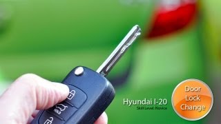 Hyundai I20 Door Lock Change [upl. by Davine371]