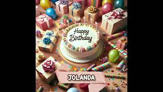 JOLANDA Happy Birthday Song – Happy Birthday to You [upl. by Cuthbert]