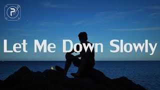 Alec Benjamin  Let Me Down Slowly Lyrics [upl. by Fawna803]