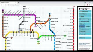 Metro Map Maker Episode 1  My Fictional Subway Map [upl. by Nipahc262]