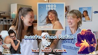 Reaction Sweeter Than Fiction Bad Blood Remix  VOICE MEMOS 🩵 [upl. by Aigil]