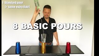 Flair bartending instruction video 3 8 Basic Pours [upl. by Zachariah161]